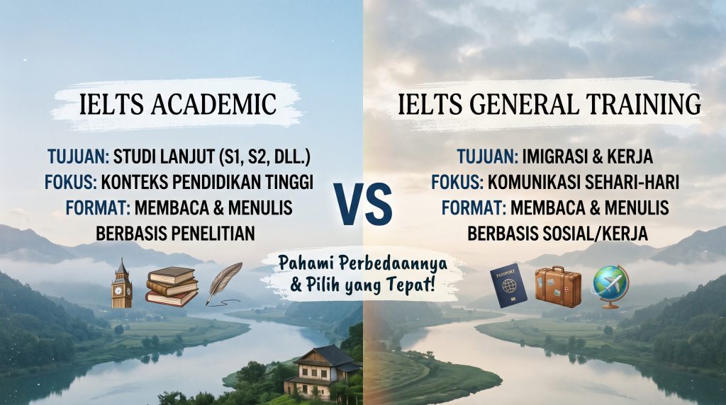 Perbedaan IELTS Academic Dan IELTS General Training